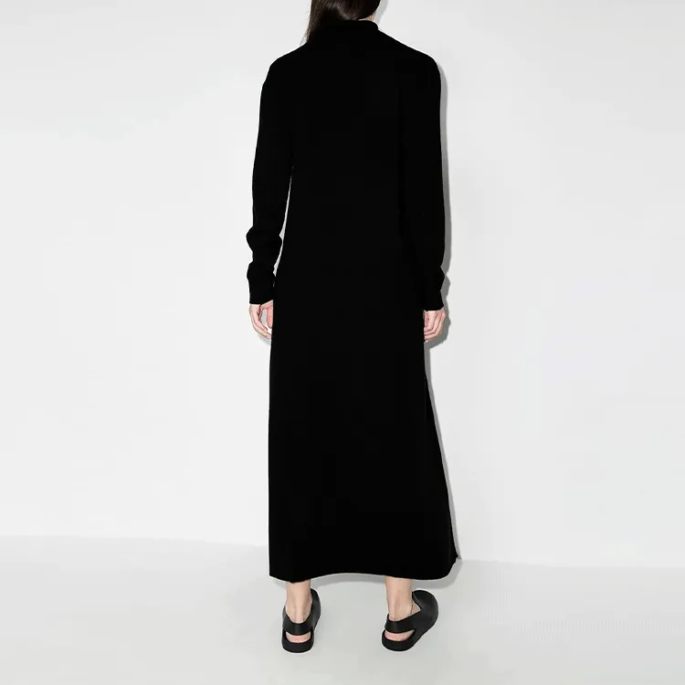 JIL SANDER Long-Sleeved Dresses Women's Black-2