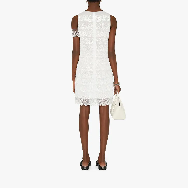 GIVENCHY Sleeveless Dress Women's White-2