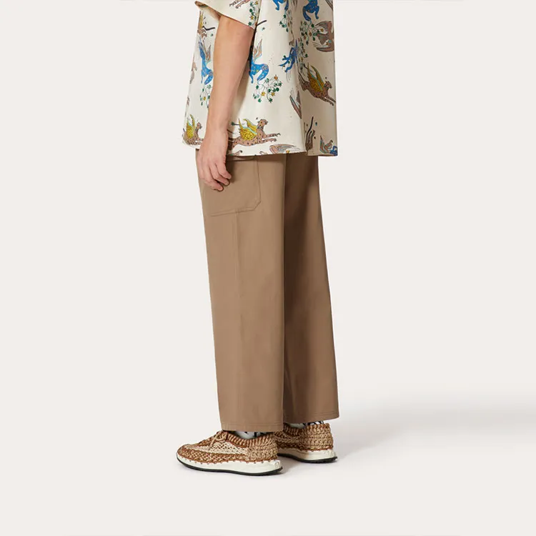Valentino Casual Pants Men Brown-2