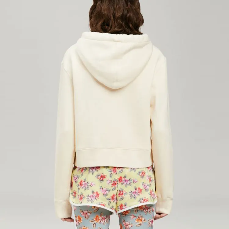 PALM ANGELS Women'ss Leopard Bear Hoodie Off White/Brown-3