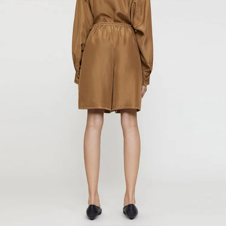 TOTEME Casual Shorts Women's Brown-2