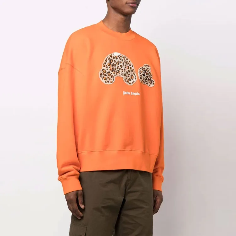 PALM ANGELS Leopard Teddy Sweatshirt-3
