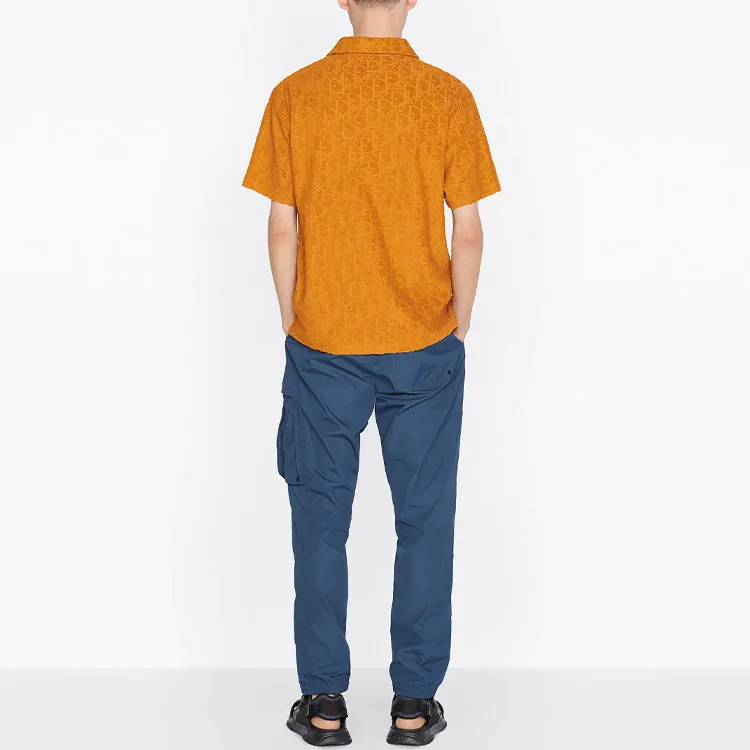 DIOR Quarterly New Products SS22 Polo Shirt Men's Orange-2