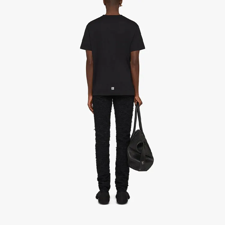 Givenchy Classic Fit College Embroidery T Shirt-3