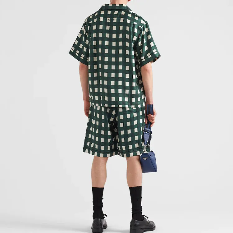PRADA Casual Shorts Men Green-2