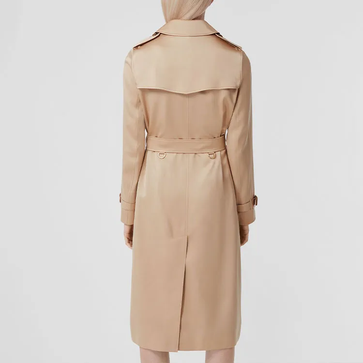 Burberry SS22 Trench Coat Women's Soft Yellow Umber-2