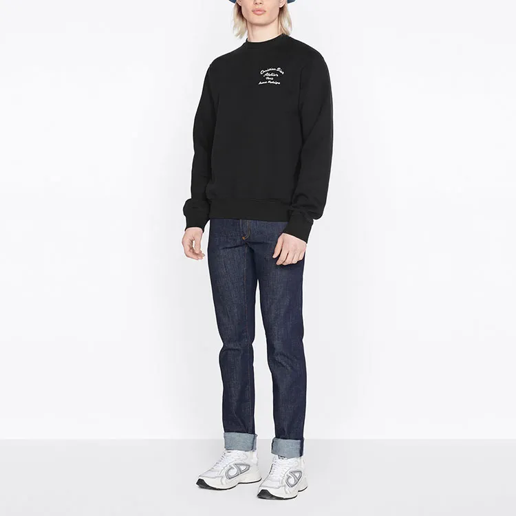 DIOR Quarterly New Products Sweatshirts Men Black-4