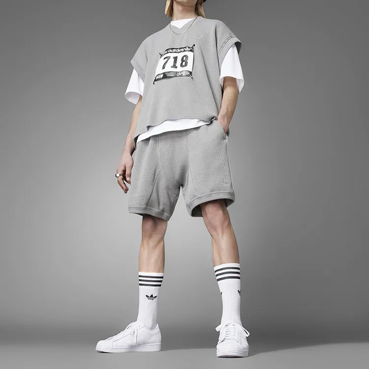 Adidas Originals Casual Shorts Men Gray-6