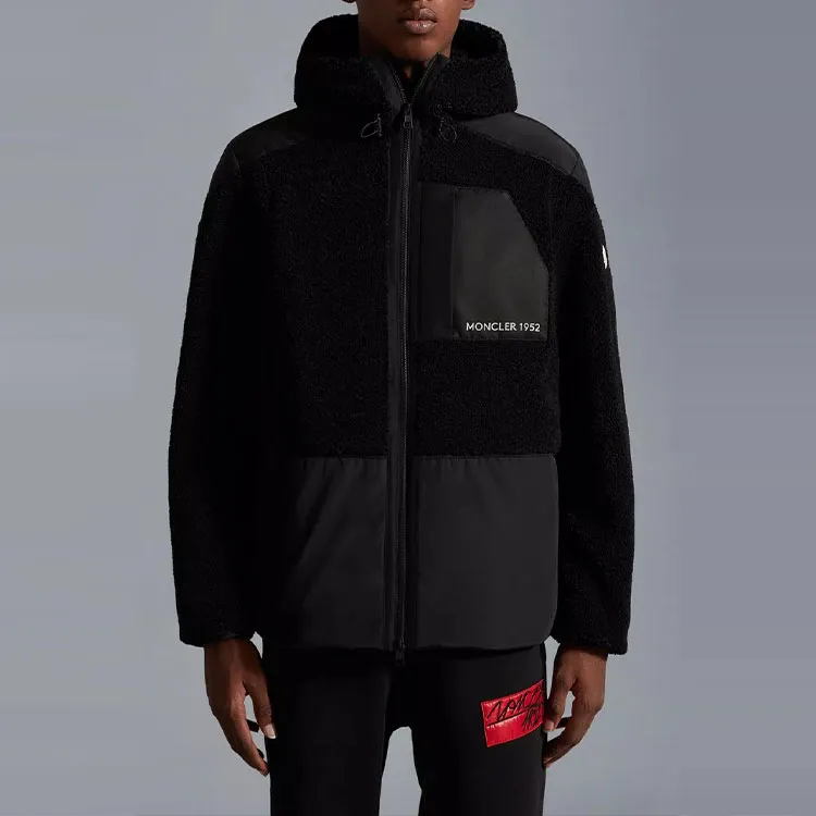 Moncler FW22 Hooded Down Jacket Men's Black-1