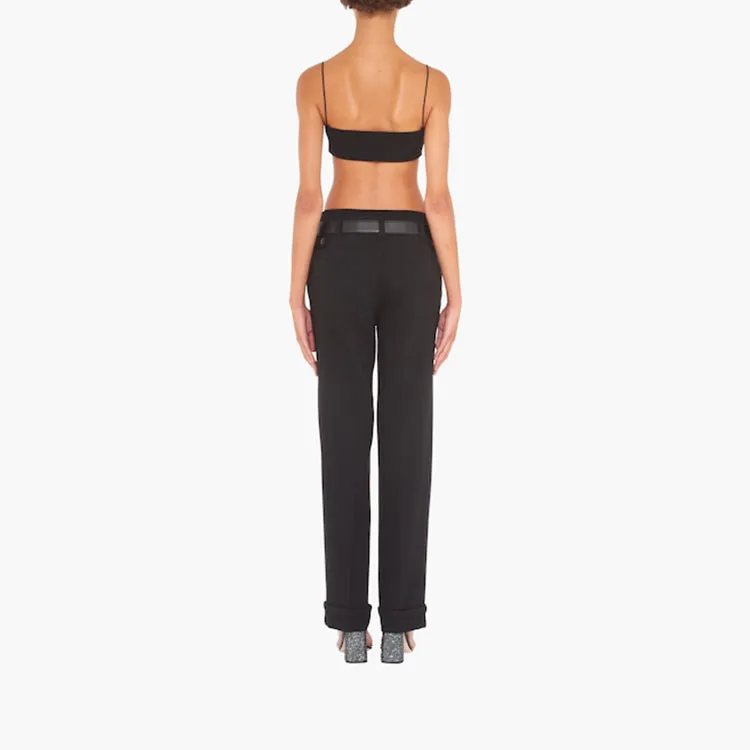 MIU MIU Logo patch Crop Top-3