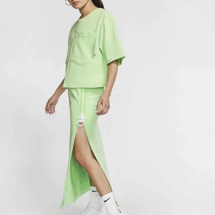 Nike Knit Long Skirts Women's Vapor Green-2