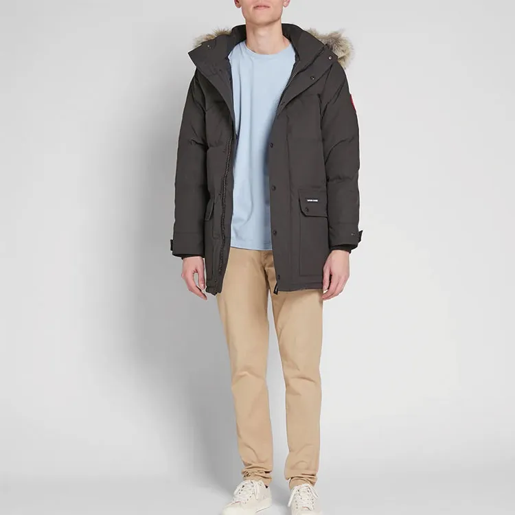 Canada Goose Emory Series Winter Down Jacket Men's Gray-1