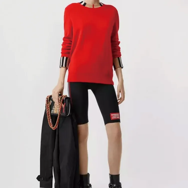 Burberry Cashmere Sweater Women's Red-4