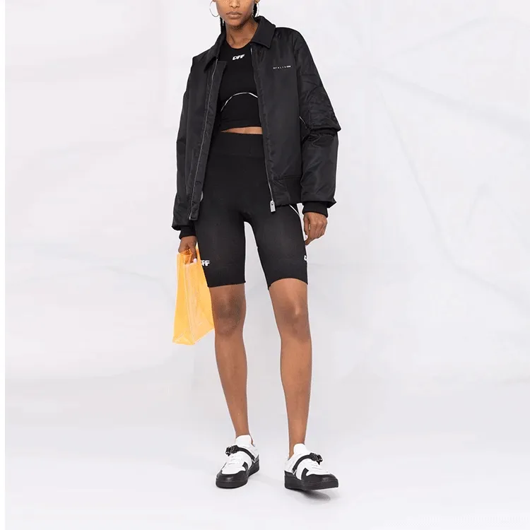 OFF-WHITE FW21 Crop Tops Women's Black-1