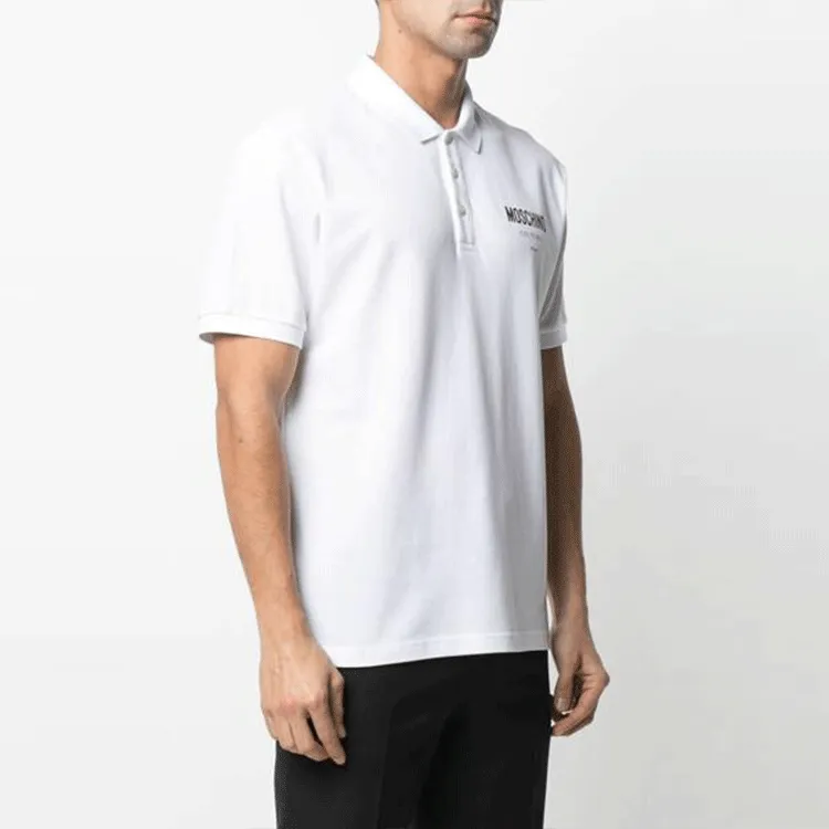 MOSCHINO Polo Shirts Men White-2