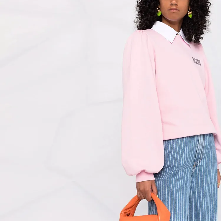 GANNI Sweatshirts Women's Pink-1