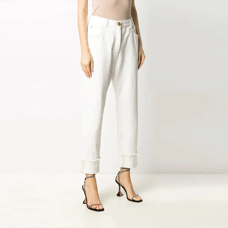 BALMAIN Jeans Women's White-3