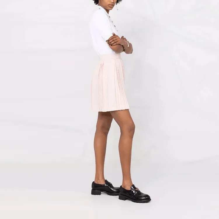 BALMAIN Casual Long Skirts Women's Pink-3