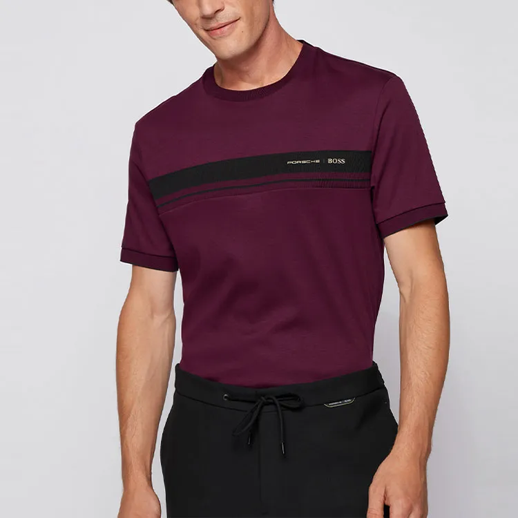 HUGO BOSS x Porsche FW21 T Shirt Men's Purple-1