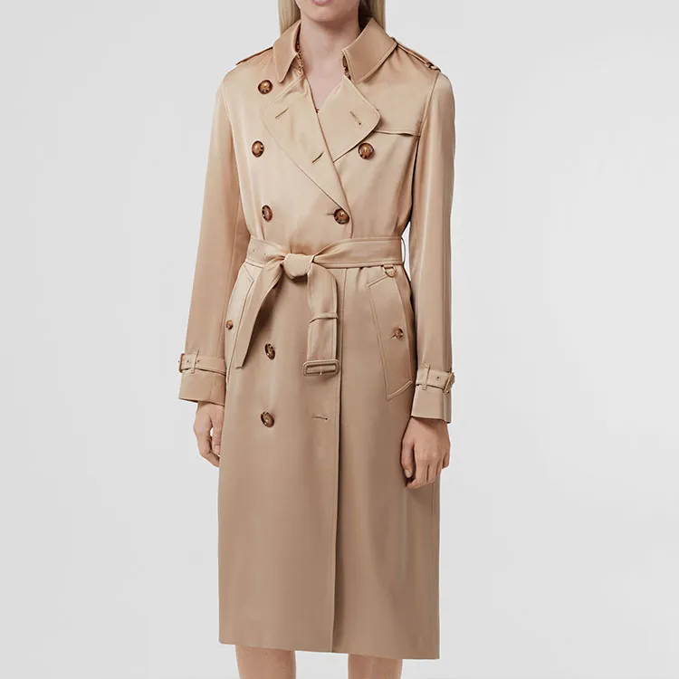 Burberry SS22 Trench Coat Women's Soft Yellow Umber-3
