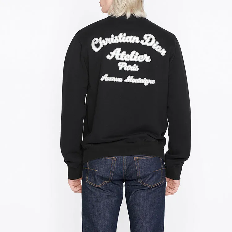 DIOR Quarterly New Products Sweatshirts Men Black-5