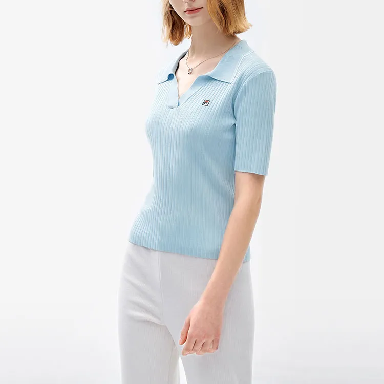 FILA Polo Shirts Women's Blue-3