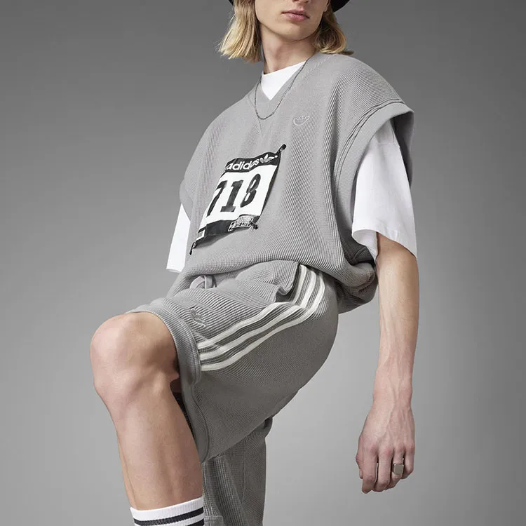 Adidas Originals Casual Shorts Men Gray-5