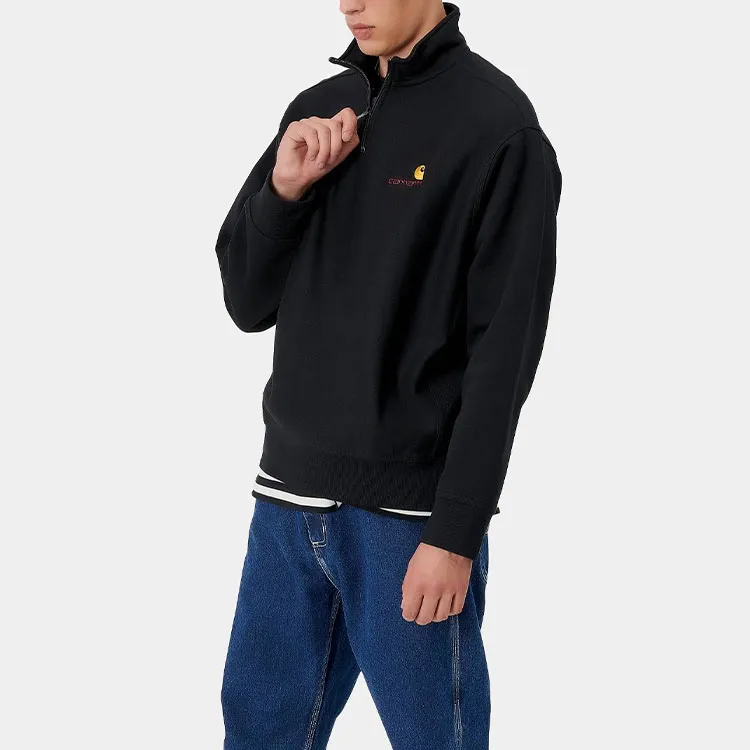 Carhartt WIP Half Zip American Script Sweatshirt-5