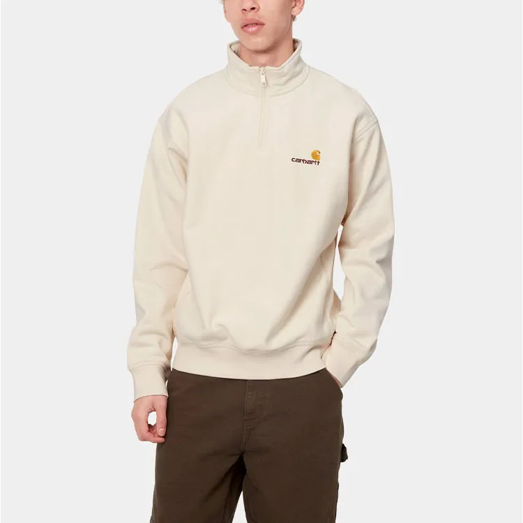 Carhartt WIP Half Zip American Script Sweatshirt-2