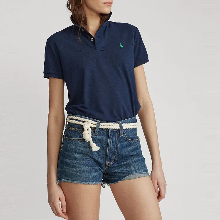 Polo Ralph Lauren SS22 Polo Shirt Women's Navy Blue-2