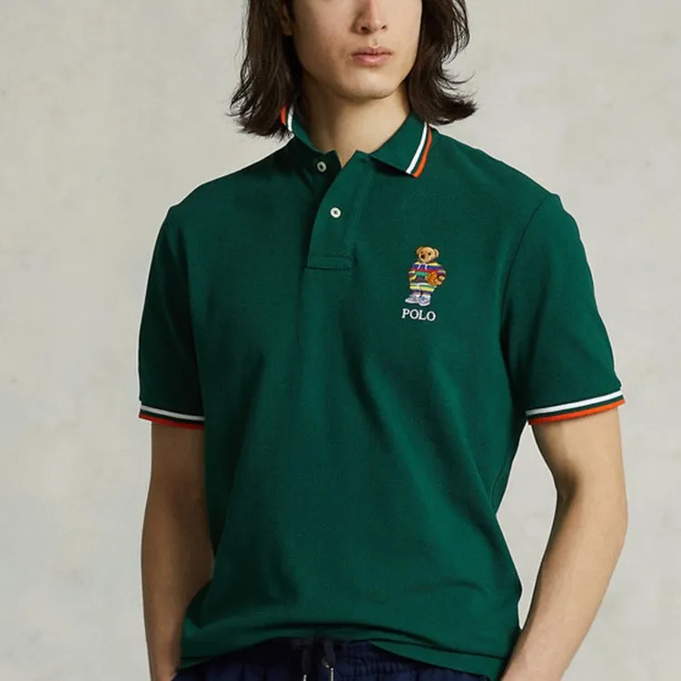 Polo Ralph Lauren Polo Shirts Men Green-3