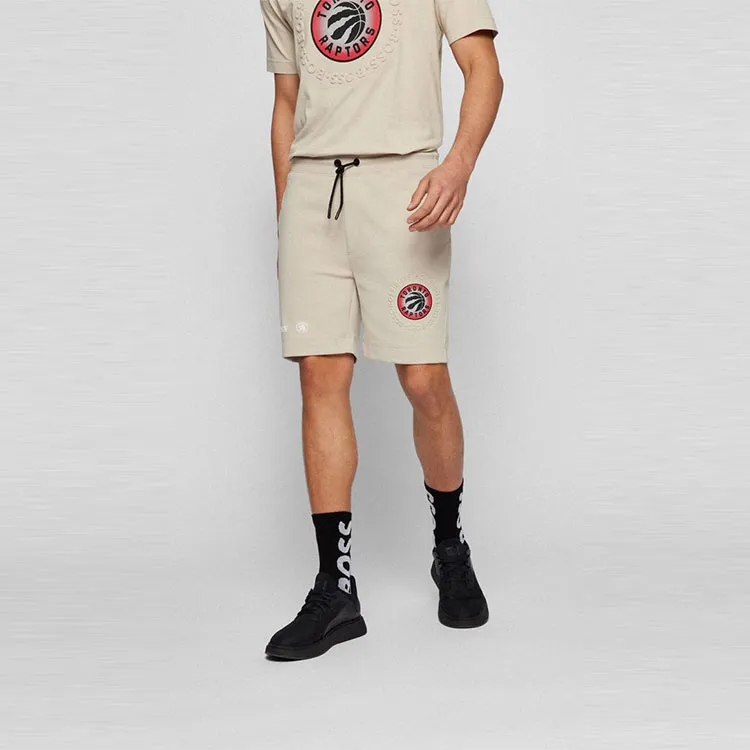 Nba X HUGO BOSS HUGO BOSS X NBA Casual Shorts Men Beige-1