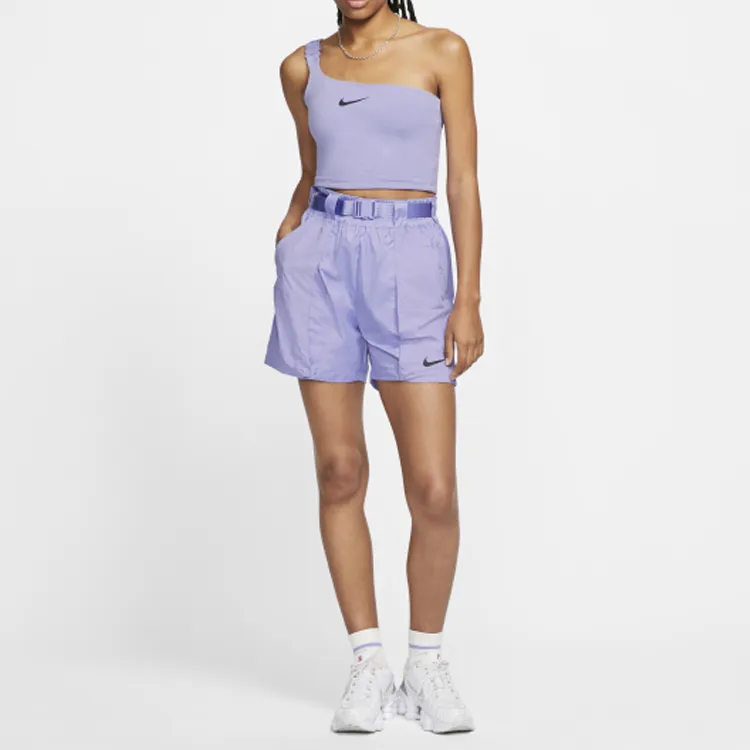 Nike Casual Shorts Women's Light Thistle Purple-2