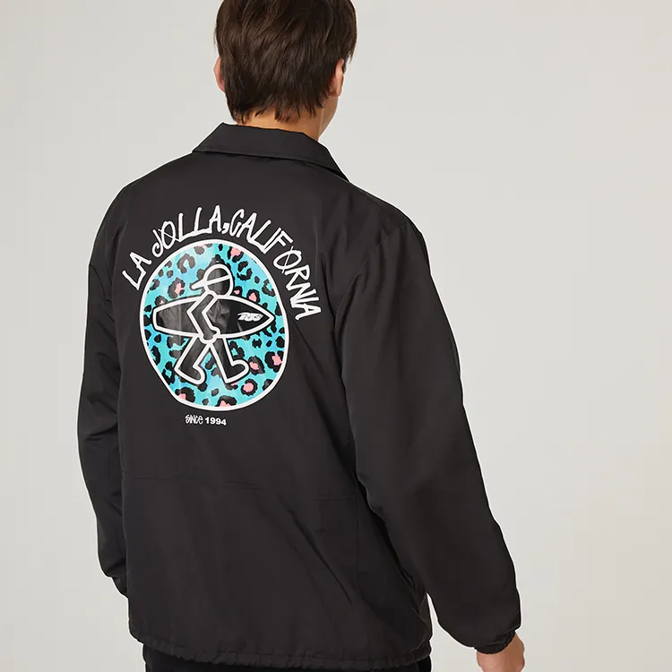 PJ's Vigor Coach Jacket Unisex Black-2