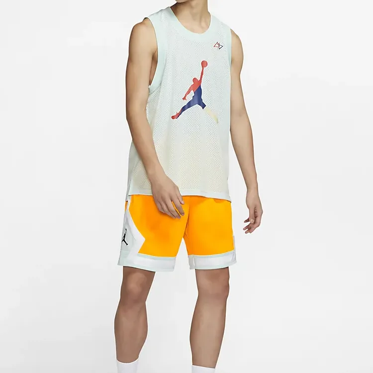 Jordan Jumpman Diamond Basketball Shorts Men Laser Orange-6