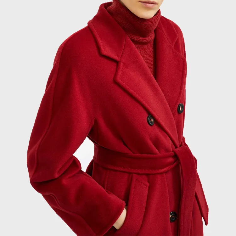 MaxMara 101801 Series Coats Women's Red-5