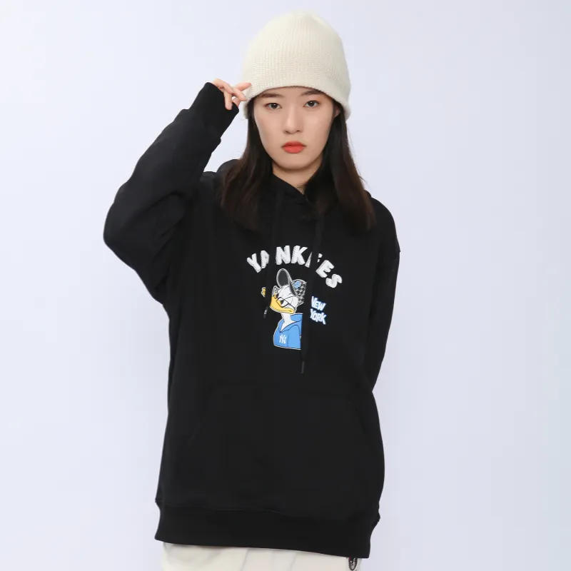 Disney X MLB X Disney Collaboration Sweatshirts Unisex Black-3