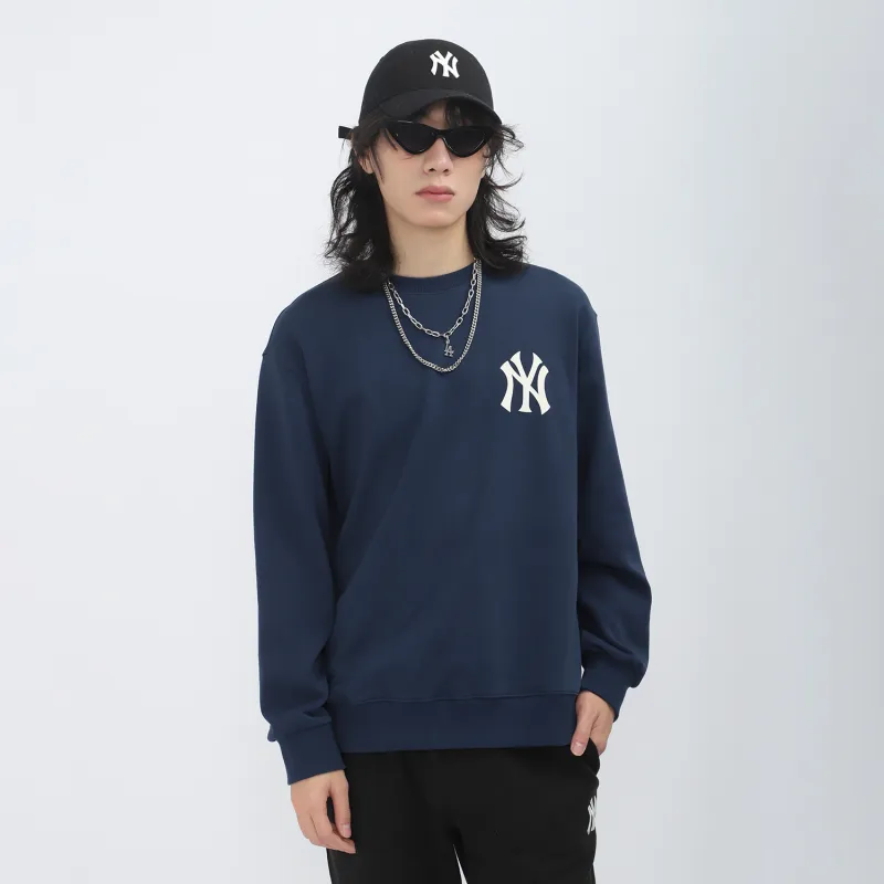 MLB New York Yankees Sweatshirts Unisex Dark Marine Blue-2