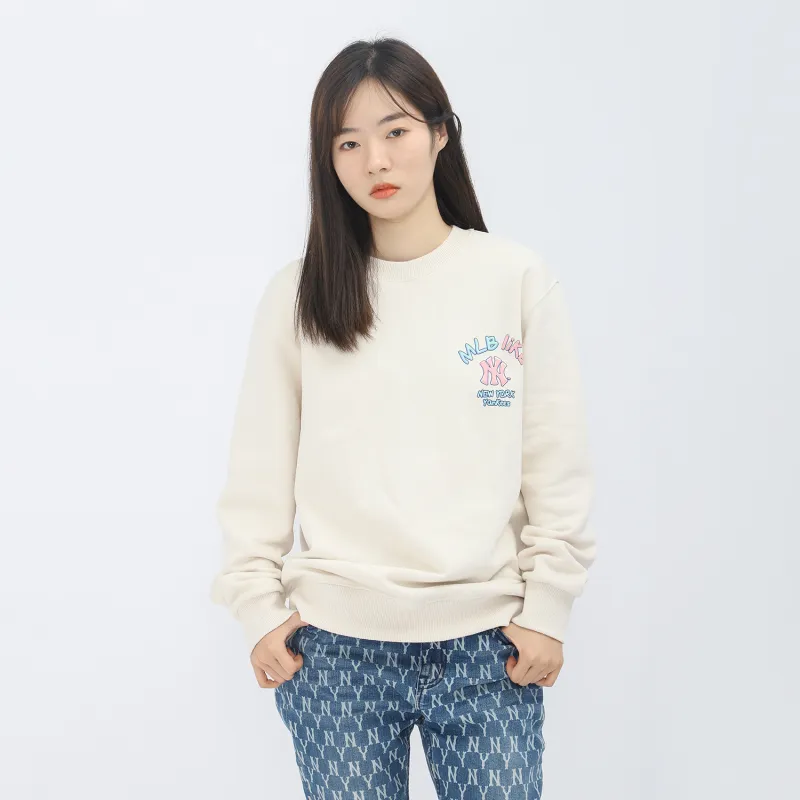 MLB Sweatshirt Winter Unisex Cream-6