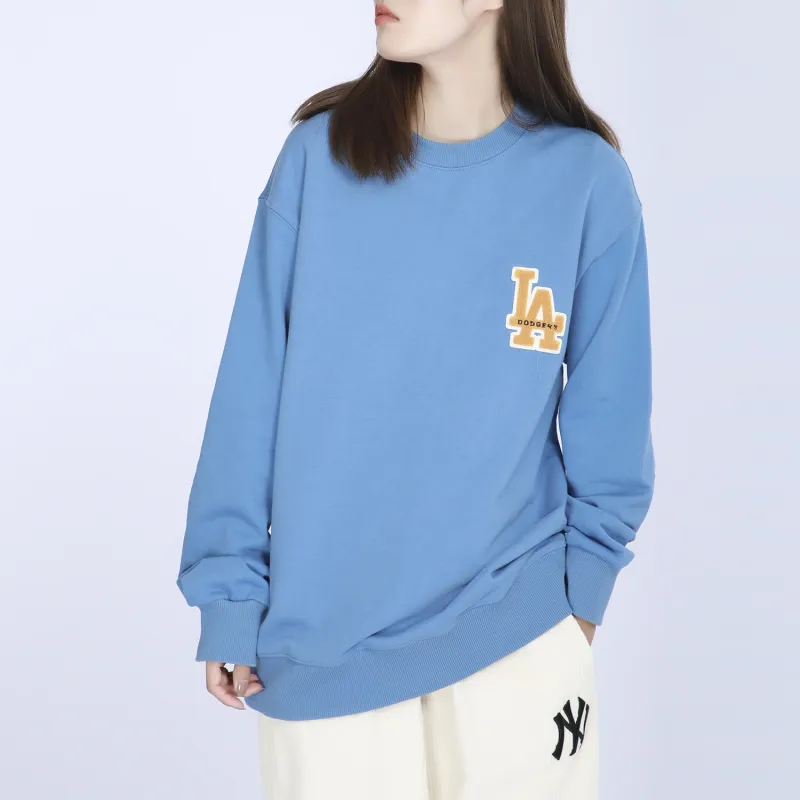 MLB Los Angeles Dodgers Sweatshirts Unisex Blue-3