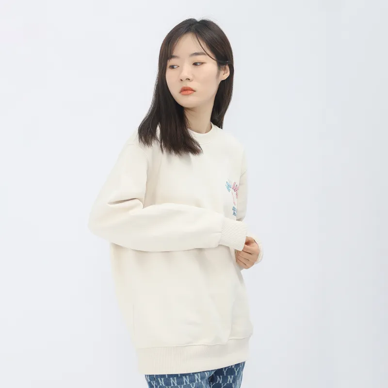 MLB Sweatshirt Winter Unisex Cream-9