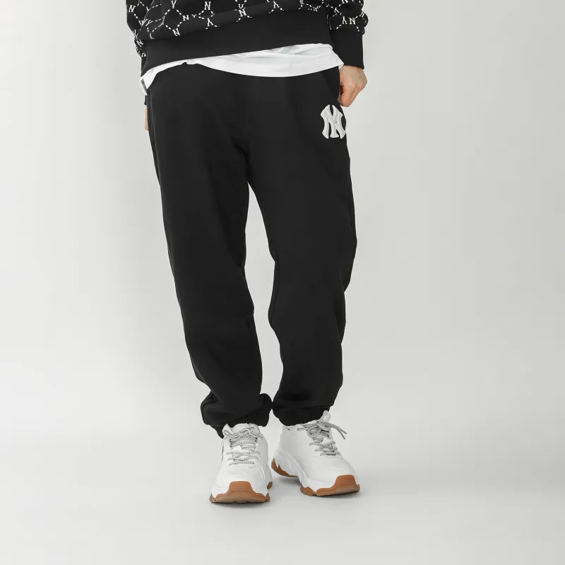 MLB New York Yankees Knitted Sweatpants Women's Black-2
