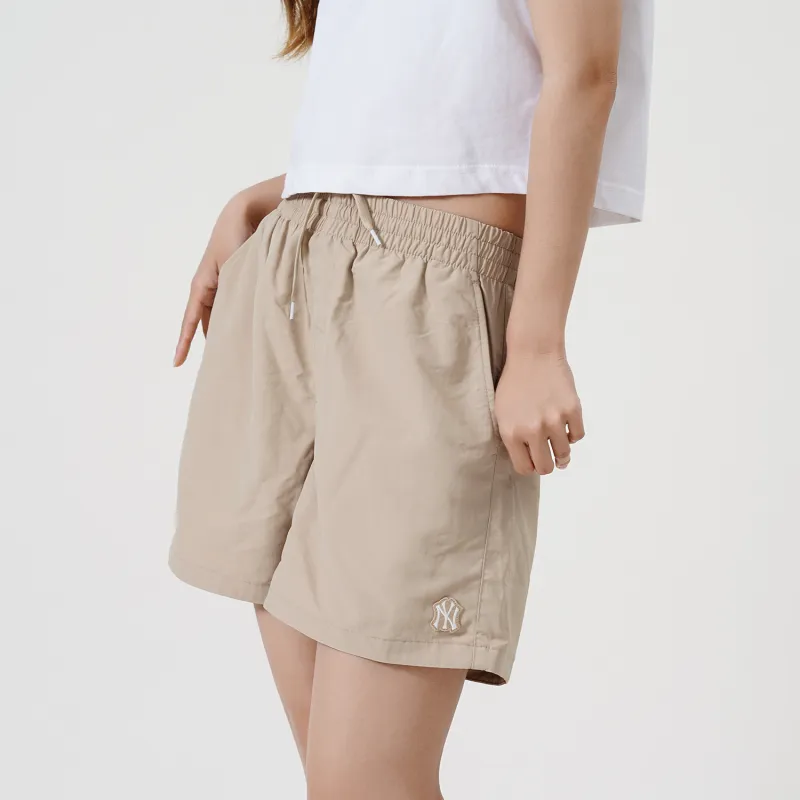 MLB Casual Shorts Unisex Beige Yellow-5