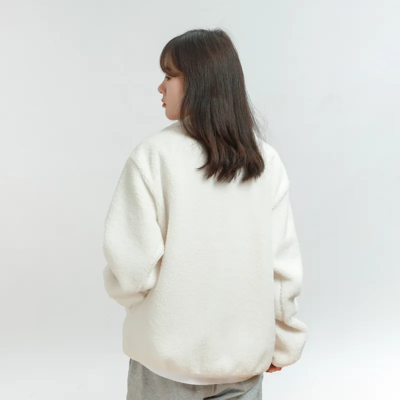 MLB Velvet Jackets Unisex Ivory-7