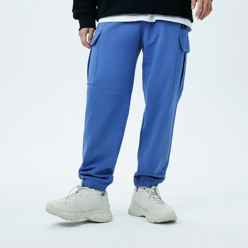 MLB New York Yankees Knitted Sweatpants Unisex Blue-2
