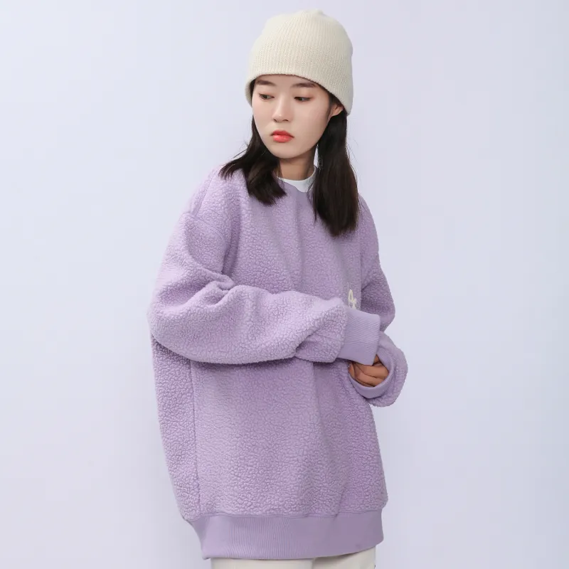 MLB Los Angeles Dodgers Sweatshirts Unisex Light Lavender-4