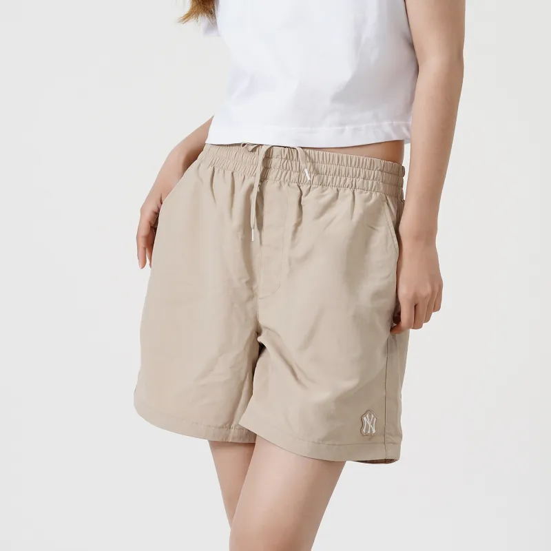 MLB Casual Shorts Unisex Beige Yellow-3