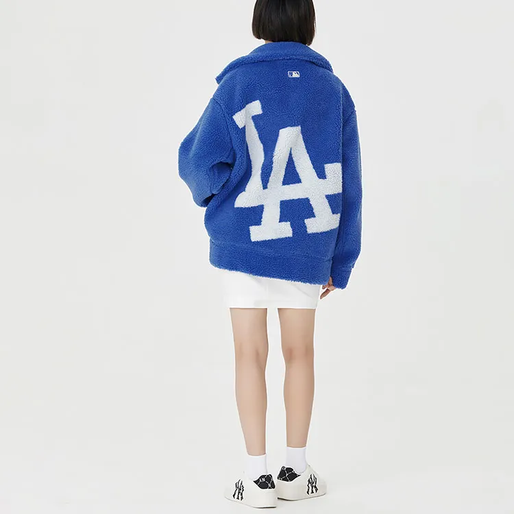 MLB Velvet Jackets Unisex Blue-4