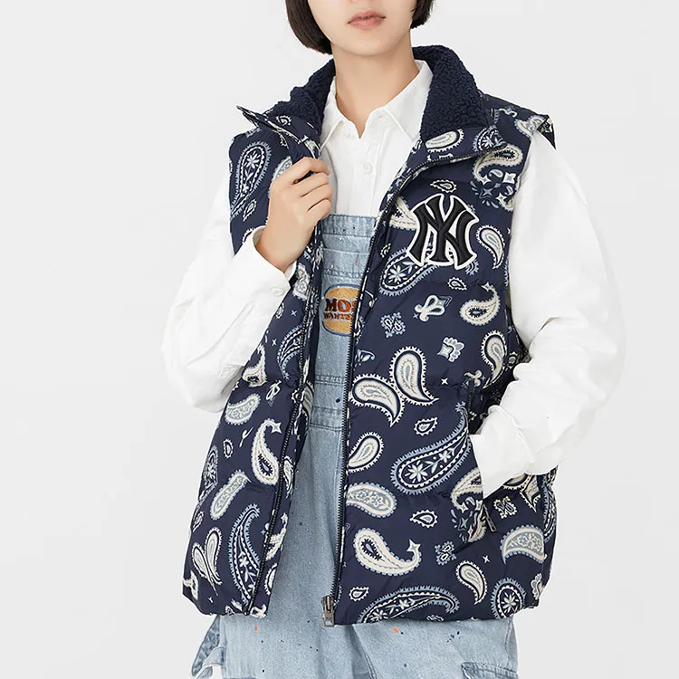 MLB Down Jackets Unisex Dark Marine Blue-4