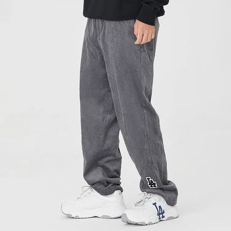MLB Los Angeles Dodgers Casual Pants Unisex Charcoal Gray-6